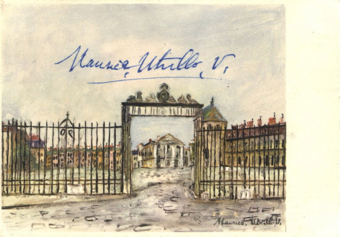 UTRILLO MAURICE: (1883-1955) French Painter. Vintage (1 of 1)