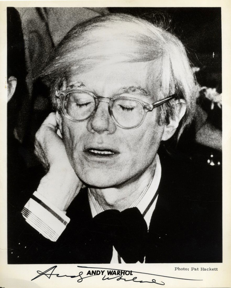 WARHOL ANDY: (1928-1987) American Pop Artist. Signed 8 (1 of 1)
