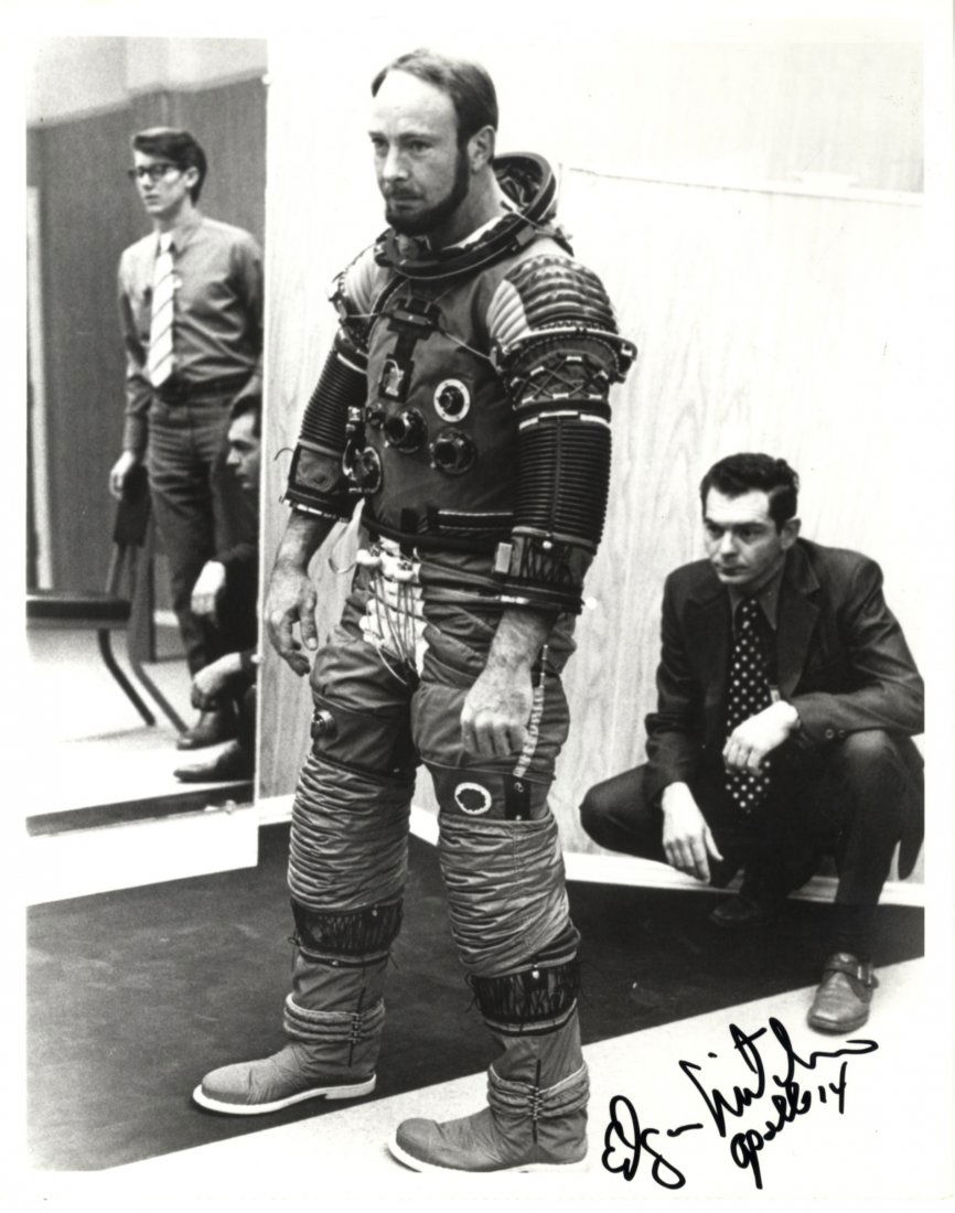 MITCHELL EDGAR: (1930-2016) American Astronaut, Lunar (1 of 3)