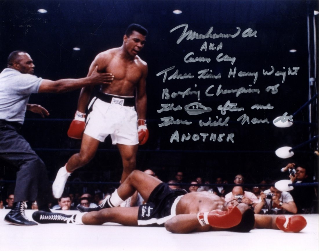 ALI MUHAMMAD: (1942- ) American Boxer, World (1 of 1)