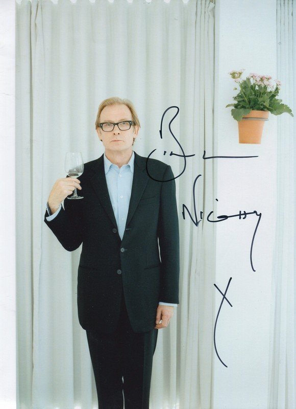 ACTORS: Selection of signed colour 8 x 10 photographs: ACTORS: Selection of signed colour 8 x 10 photographs and slightly larger by various film and television actors including Dominic West, Bill Nighy, Derek Jacobi, David Hasselhoff, Philip Glenister, Ed