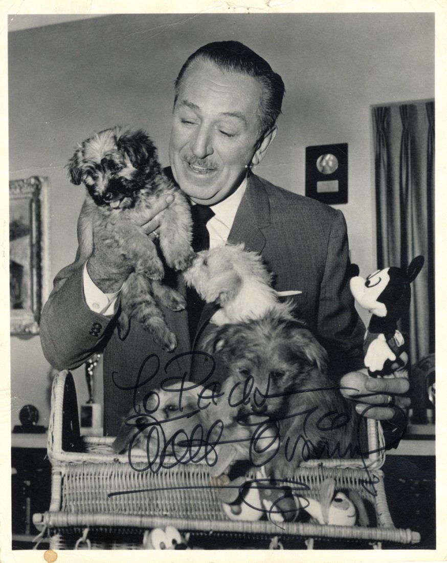 DISNEY WALT: (1901-1966) American Animator, Academy (1 of 1)