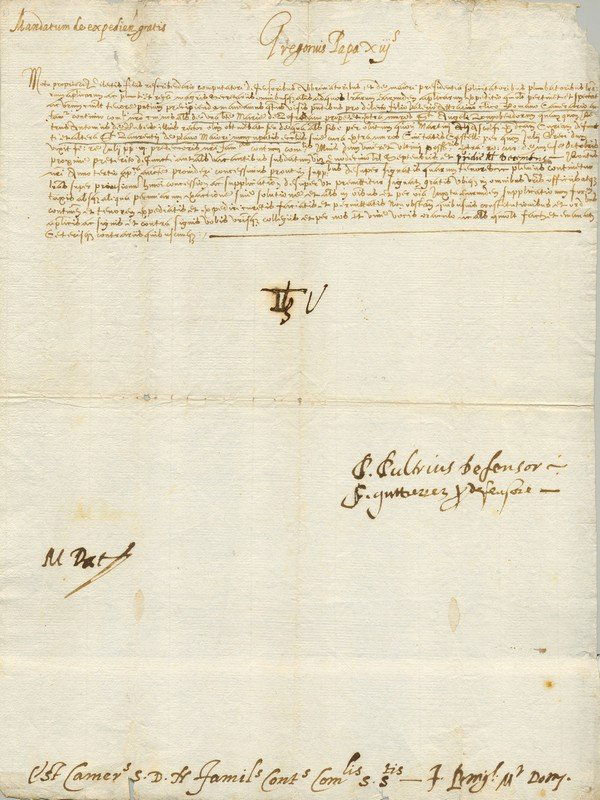 GREGORY XIII: (1502-1585) Pope of the Roman Catholic (1 of 1)