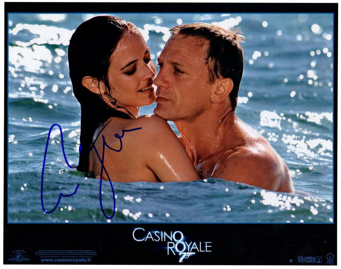 JAMES BOND: Selection of signed 8 x 10 photographs by: JAMES BOND: Selection of signed 8 x 10 photographs by various actors and actresses, all of whom have starred in James Bond films, including Roger Moore & Julian Glover, Louis Jourdan, Shirley Eaton, N