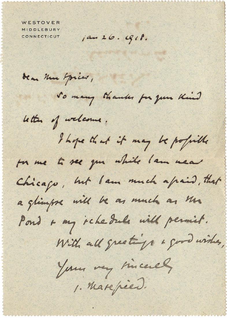 MASEFIELD JOHN: (1878-1967) British Poet & Writer, Poet (1 of 1)