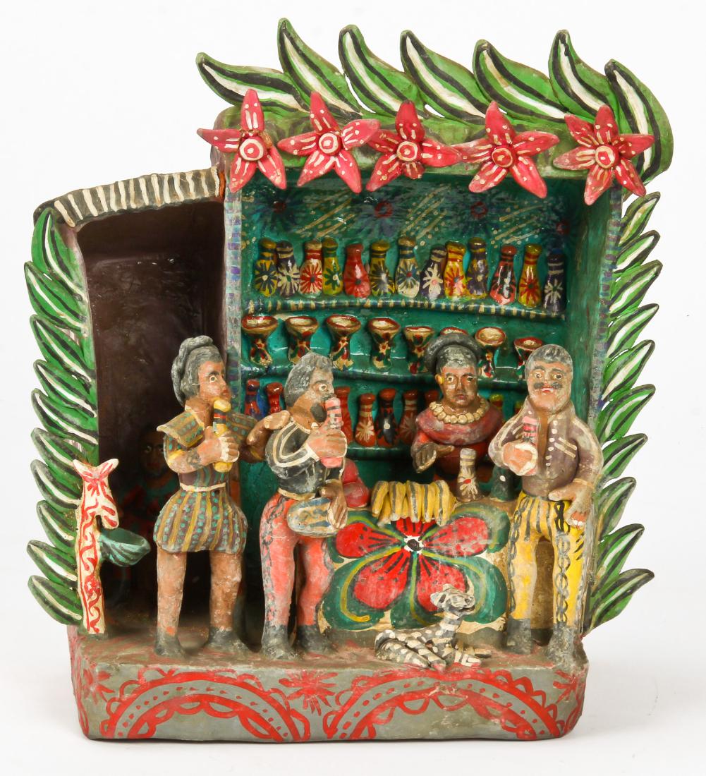 Vintage Ocumicho Concessions Stand Figural Group (1 of 6)