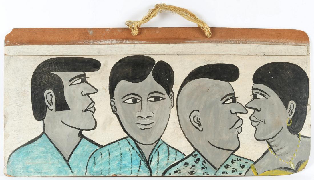 Hand-painted African Unisex Hair Sign (1 of 2)