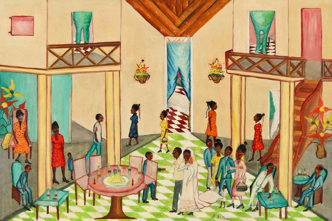 A. Armand (Haitian, 20th c.) Wedding (1 of 4)