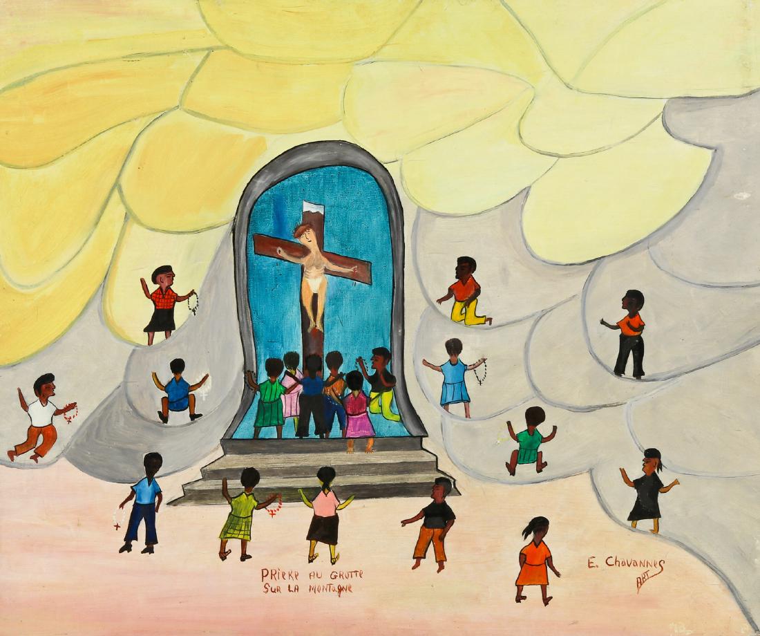 Etienne Chavannes (Haitian/Cap-Haïtien, b. 1939) Priere (1 of 5)