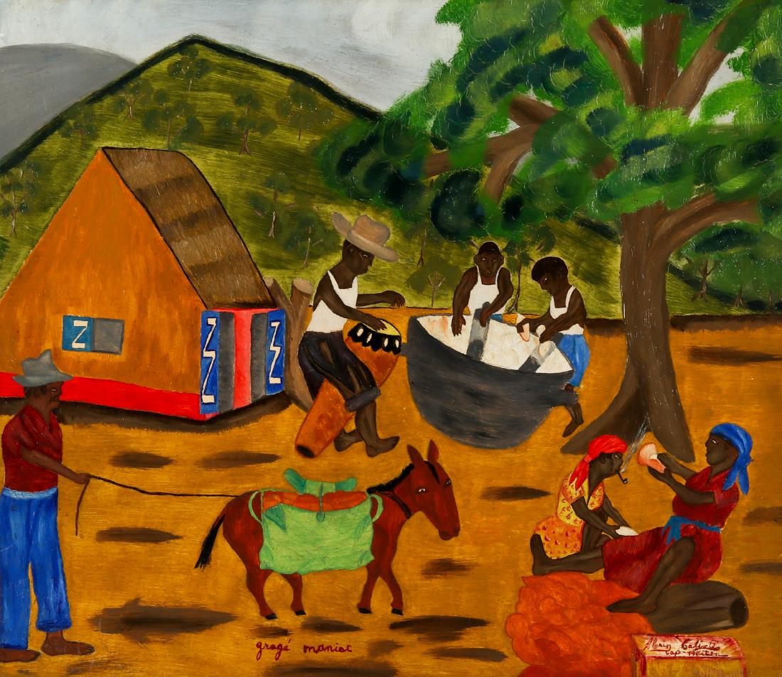 Henri Calixte (Haitian/Cap-Haïtien, 20th c.) Gragé (1 of 5)