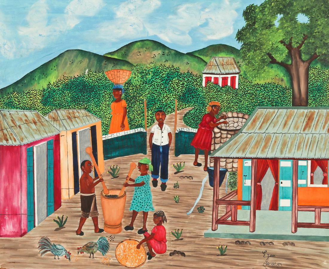 Eugène Jean (b. 1950) Country Scene (1 of 4)