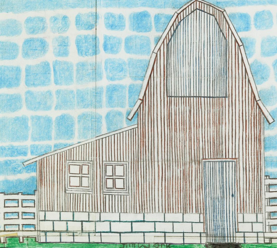 Jim Work (American, b. 1944) Barn (1 of 4)
