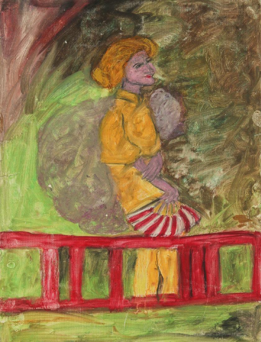 Justin McCarthy (1891-1977) Lady with Fan (1 of 4)