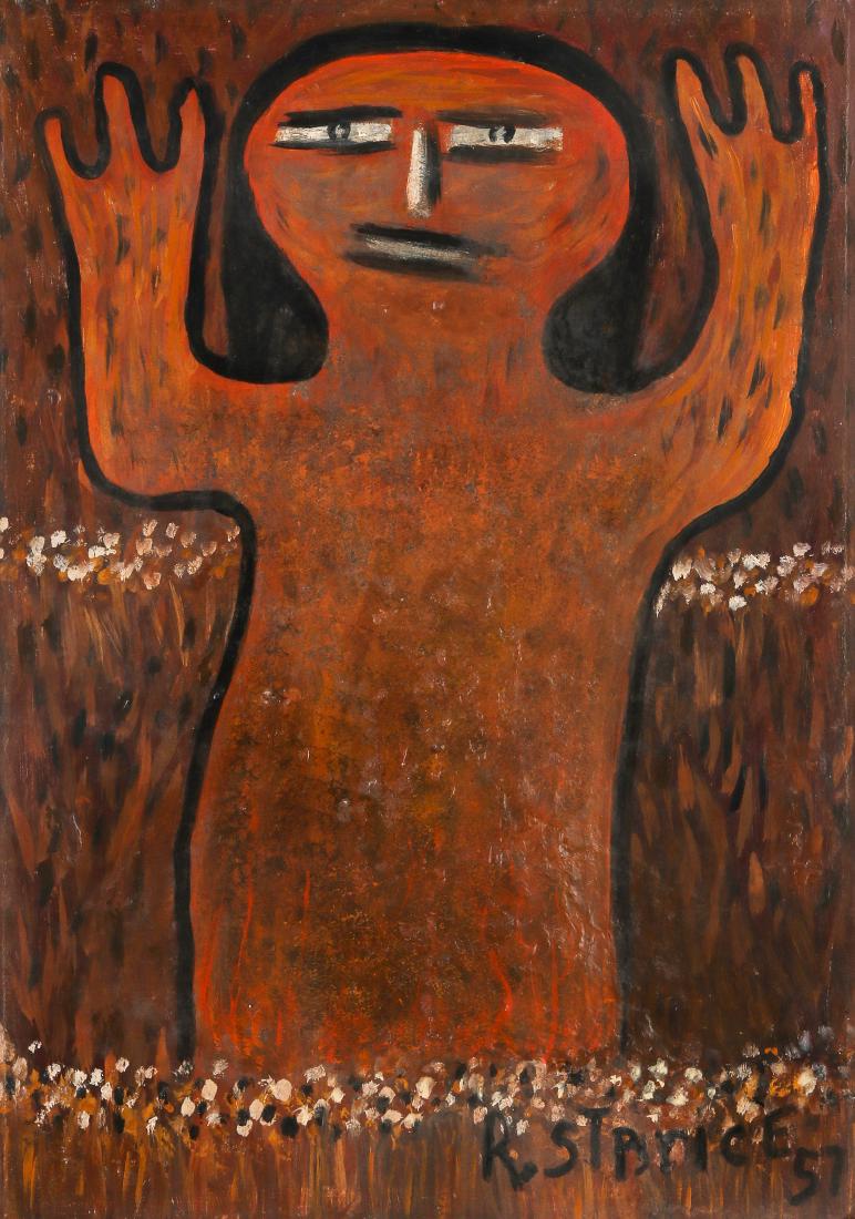 Robert St. Brice (1893-1973) Woman with Raised Arms, (1 of 4)