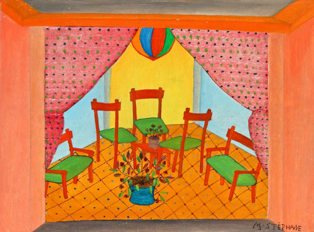 Micius Stéphane (1912-1996) Five Chairs (1 of 4)