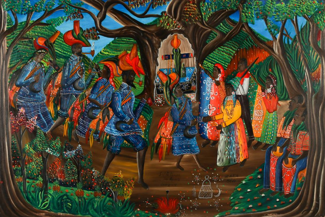 André Pierre (Haitian/Port-au-Prince, 1916-2005) Kouzen (1 of 6)