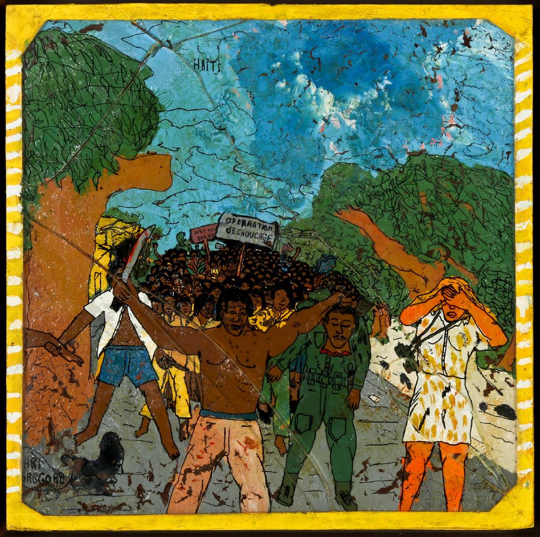 Gregore (Haitian, 20th c.) "Operation Dechoucage" (1 of 4)