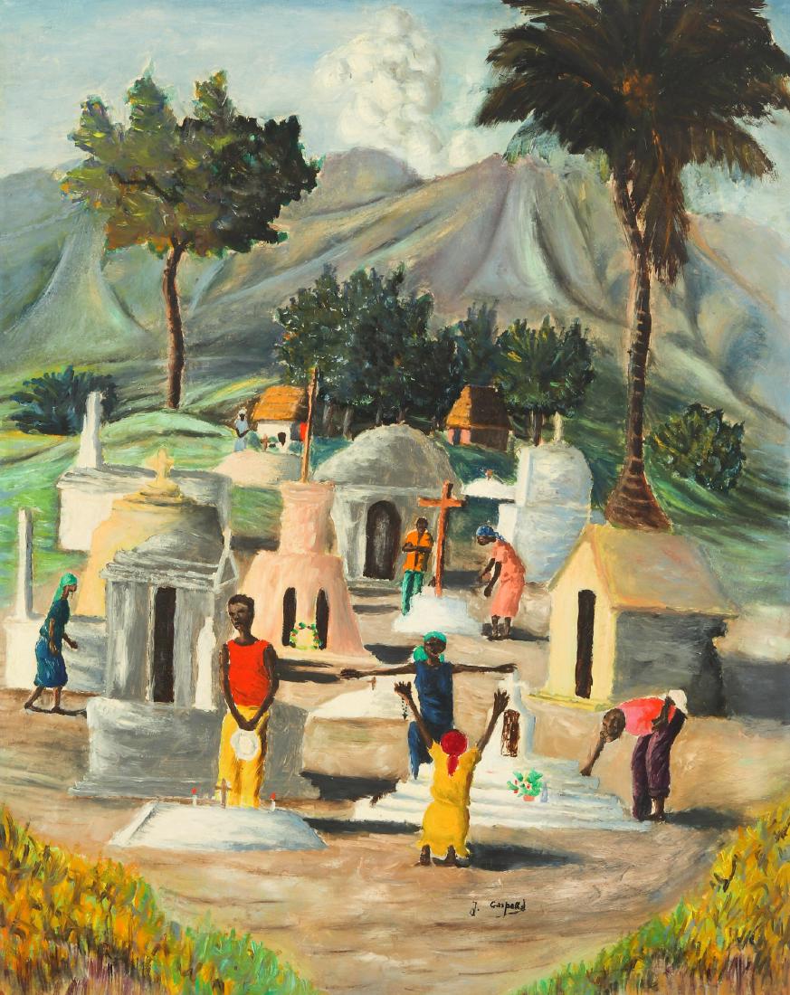 J. Gaspard (Haitian, 20th c.) Cemetery (1 of 4)