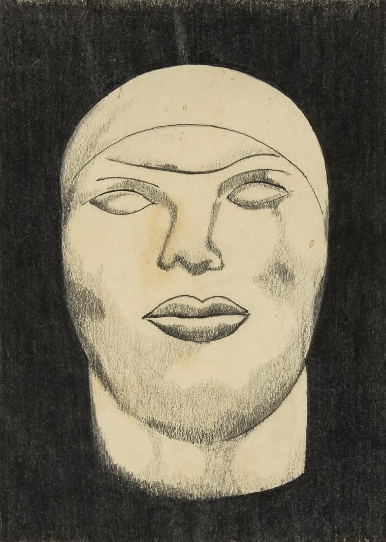 Manuel Lanz (American, 20th c.) Head, 1975 (1 of 5)