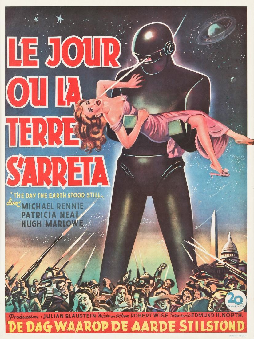 Vintage Movie Poster: ''The Day the Earth Stood Still'' (1 of 4)