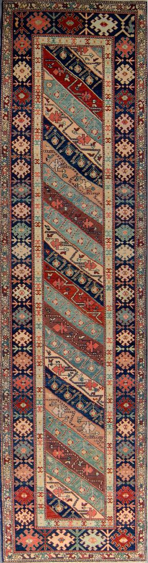 Caucasian Style Rug: 2'5'' x 10'4'' (1 of 4)