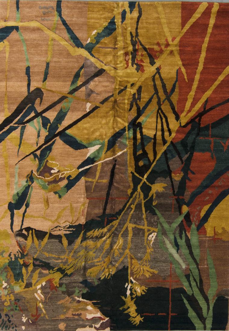Dorjee Tibetan Rug: 6'2'' x 8'8'': Dorjee Tibetan Rug: 6'2'' x 8'8'' (188 x 264 cm), Nepal, Tibetan knotted handspun wool; 100 knots per square inch. NOTE: Pre-Auction Exhibition: March 25-26, 11am-5pm. Exhibition and Pick Up Location:
