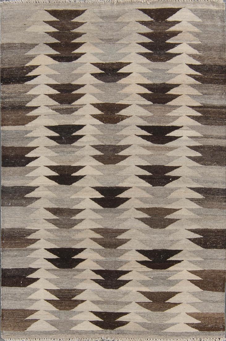Afghan Kilim: 3'5'' x 5'0'': Afghan Kilim: 3'5'' x 5'0'' (104 x 152 cm), hand woven kilim from Afghanistan using all natural dyes and handspun wool. NOTE: Pre-Auction Exhibition: March 25-26, 11am-5pm. Exhibition and Pick Up Loca