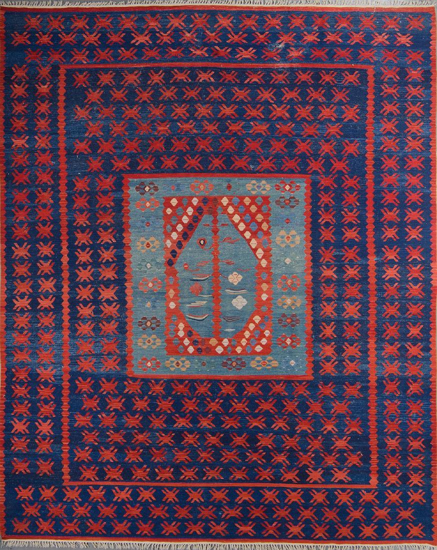 Turkish Sharkoy Kilim: 8'10'' x 11'2'' (1 of 4)