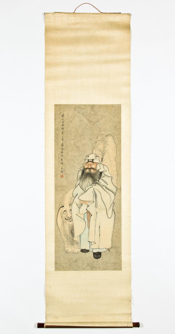 Antique Chinese Hanging Scroll Painting (1 of 4)