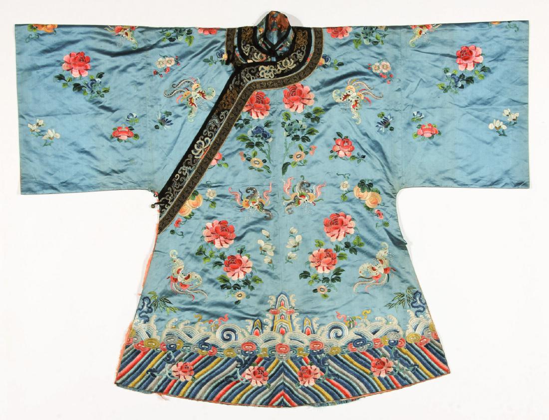 Antique Chinese Silk Embroidered Robe (1 of 10)