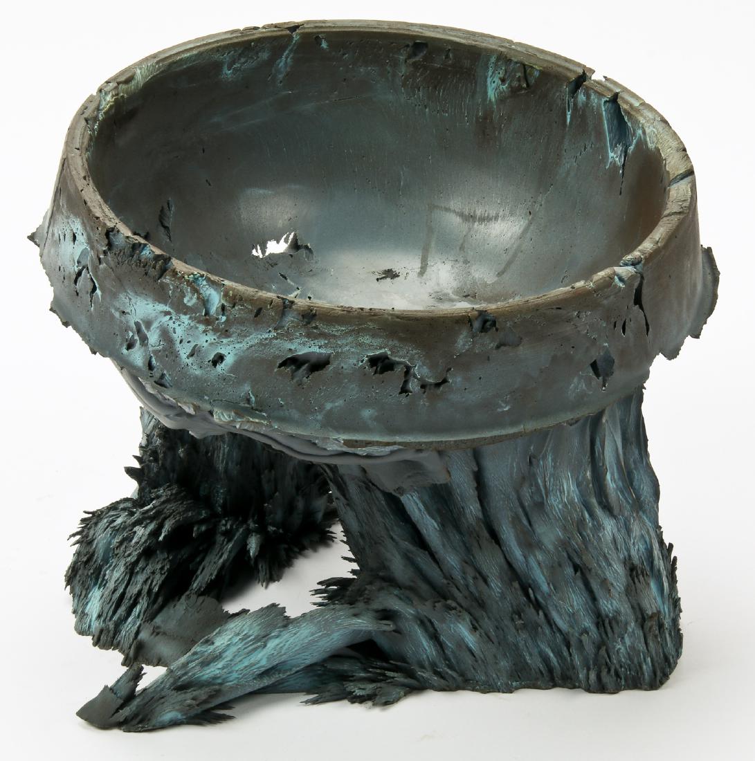 Brutalist Sculpture Made of Hard Rubber or Resin (1 of 6)