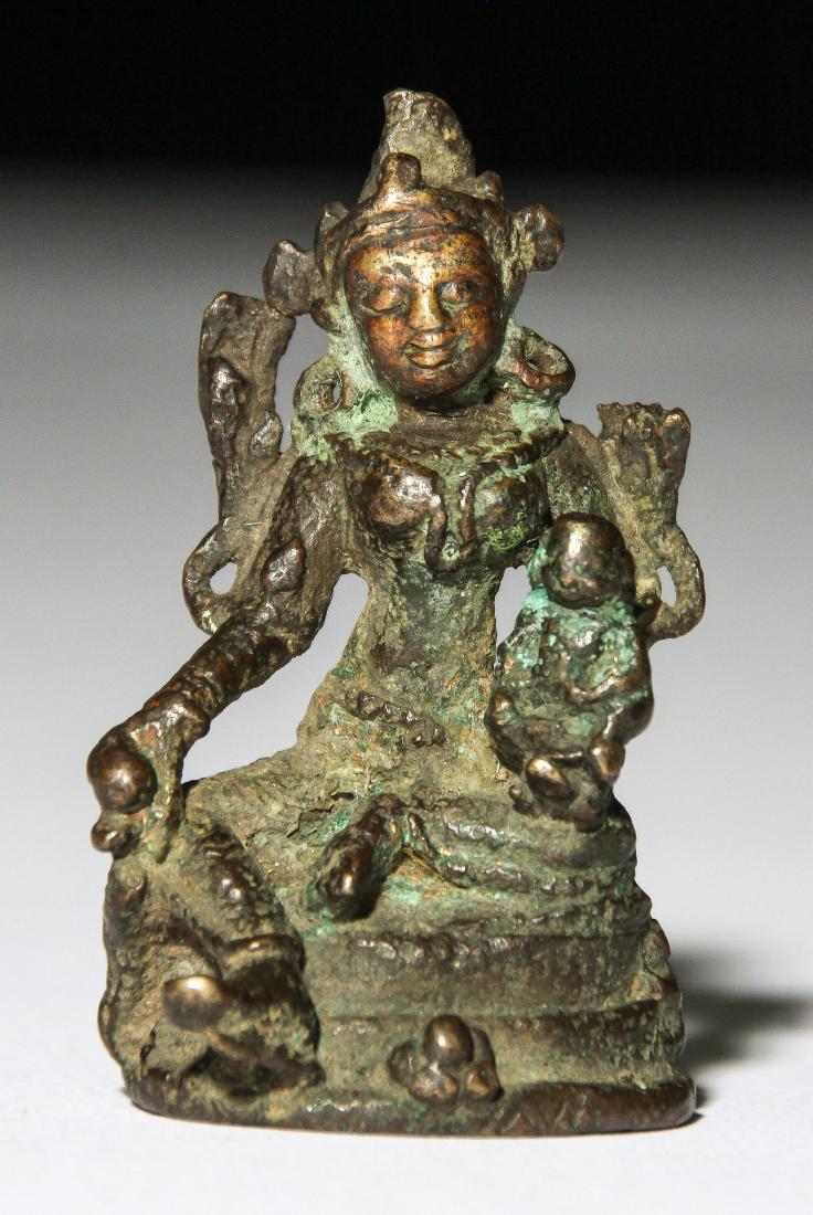 Bronze Mother Goddess, Pala Period (11/12th C) (1 of 3)
