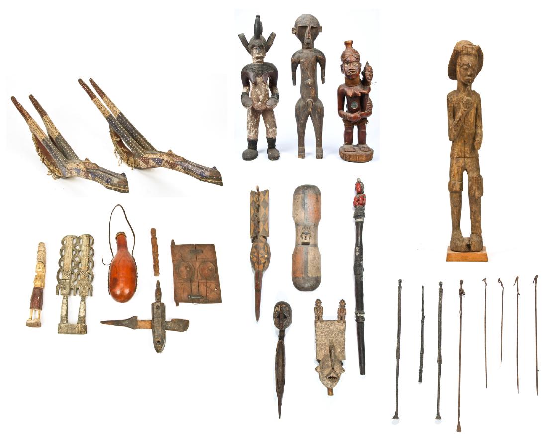 Large Estate Collection of African Tribal Artifacts (1 of 10)