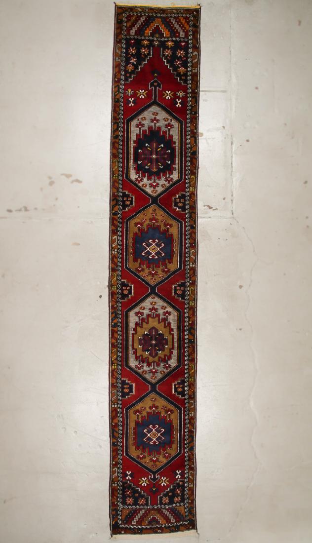 Vintage Central Anatolian Yahyali Rug: 2'4'' x 14'10'' (1 of 5)