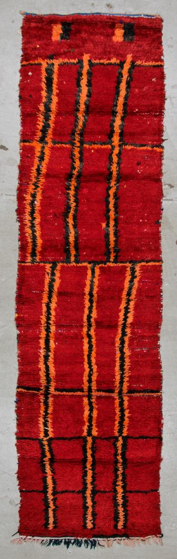Vintage Moroccan Rug: 3'2'' x 11'5'' (97 x 348 cm): Vintage Moroccan Rug, Morocco: 3'2'' x 11'5'' (97 x 348 cm).