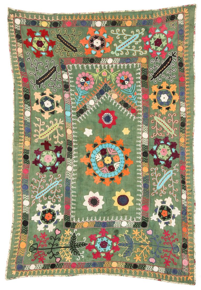 Old Central Asian Embroidered Suzani (1 of 4)