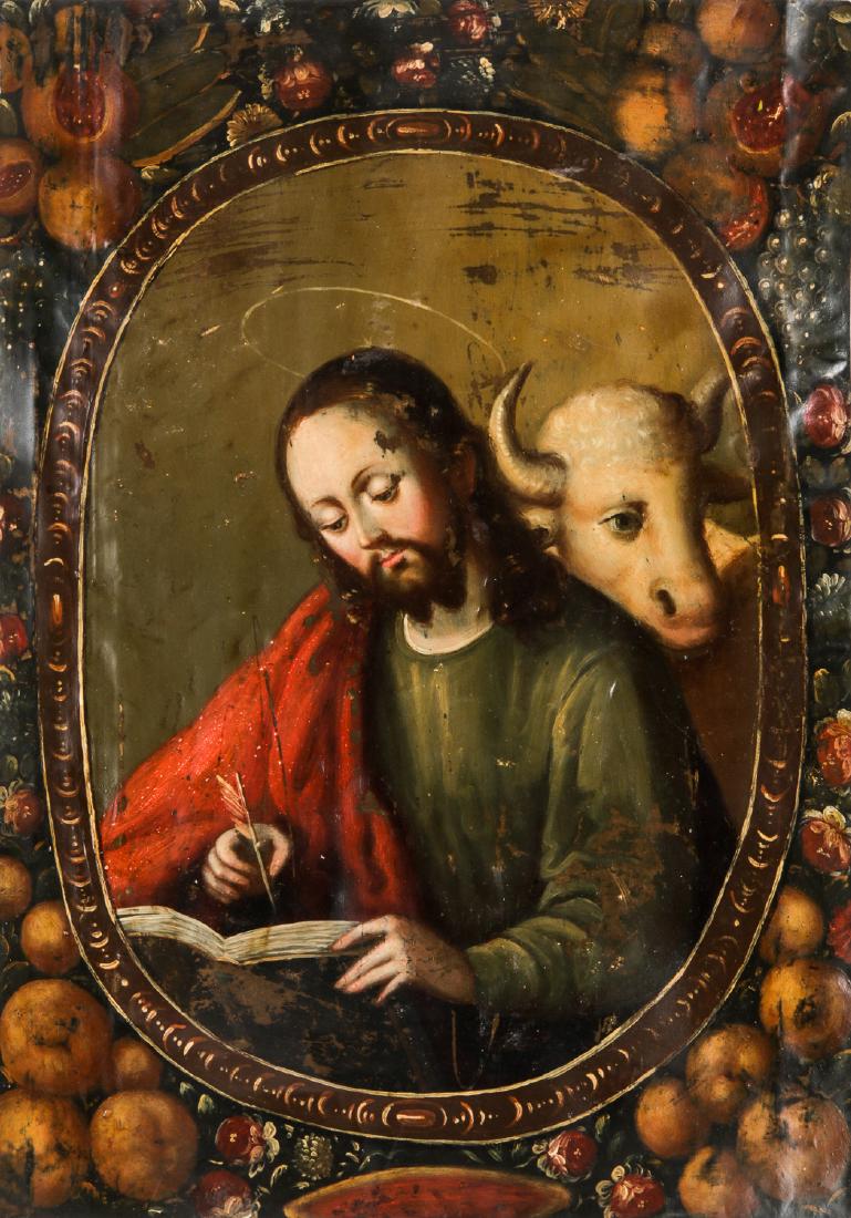 Antique Peruvian Retablo, Early 19th c. (1 of 3)