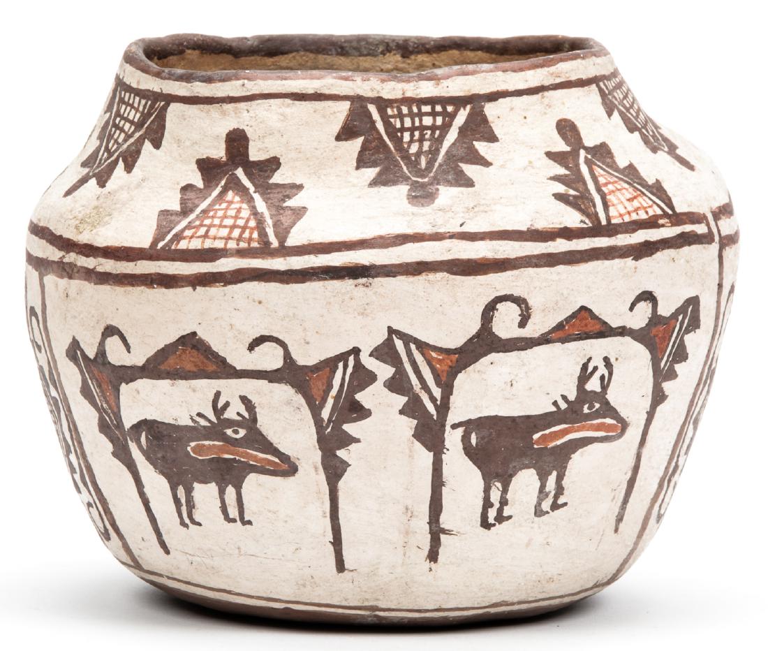 Antique Zuni Ceramic Bowl, c. 1890's (1 of 4)