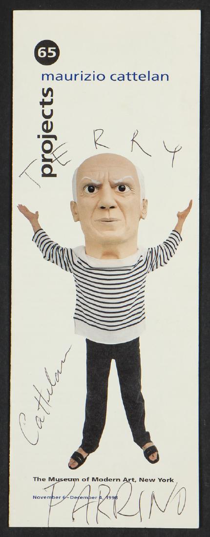 Maurizio Cattelan, Signed Projects 65 Exhibition (1 of 4)
