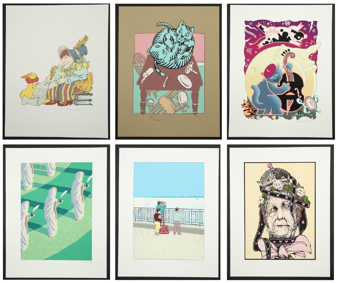 6 Works from The Mother Goose Collection (1 of 7)