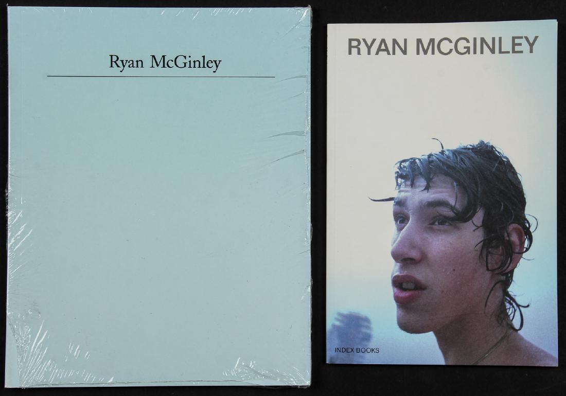 2 Ryan McGinley Monographs: 2 Ryan McGinley Monographs. The first published by Flasher Factory, 2004 first edition, new with original plastic wrap. The second published by Index Books, 2002, second printing 2003.