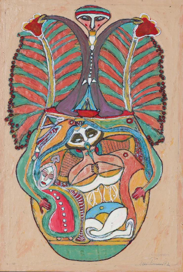 Max Romain (Haitian/American, b. 1930) Painting (1 of 3)