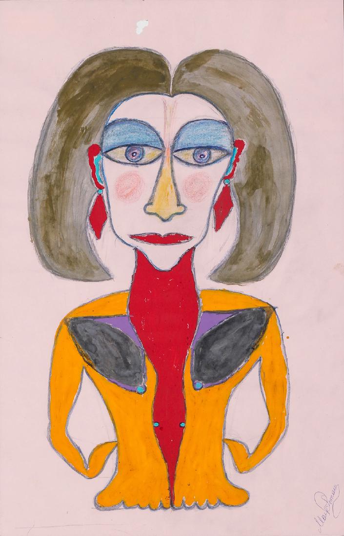 Max Romain (Haitian/American, b. 1930) Painting (1 of 3)