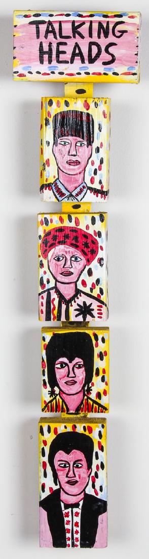 Big Chief (American, 20th c.) "Talking Heads" (1 of 4)