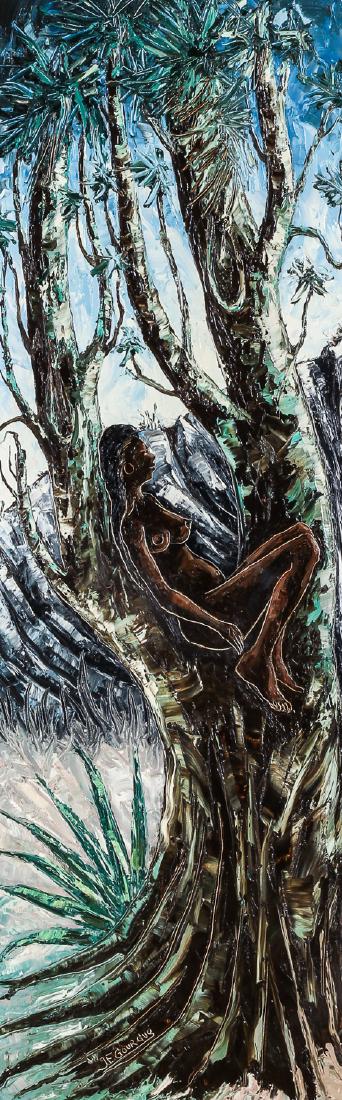 Jacques-Enguerrand Gourgue (1930-1996) "Tree Nymph" (1 of 4)