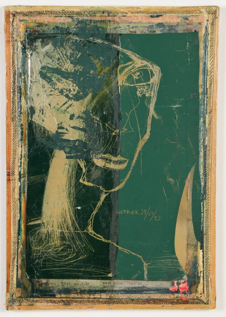 Jerzy Kubina (b.1955 ) Mixed Media Painting (1 of 4)