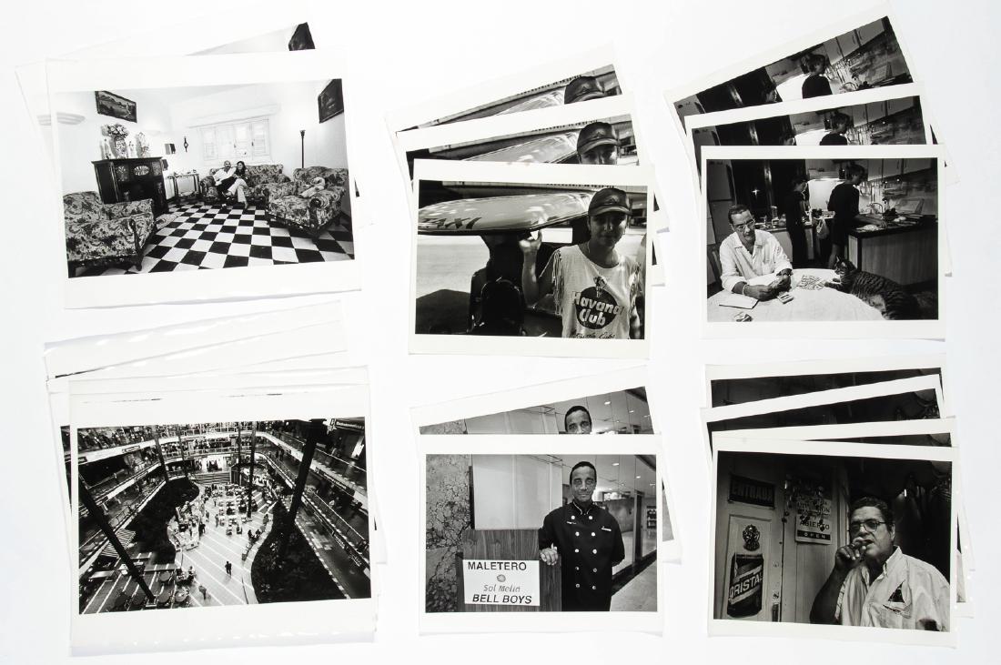 Niurka Barroso, The New Middle Class, Portfolio of 19: Niurka Barroso, The New Middle Class, Portfolio of 19 Silver Gelatin Prints. Featured in the book, "Cuba on the Verge". Exhibition prints. Print counts from left to right: Top Left: 2, Top Middle: 3, 