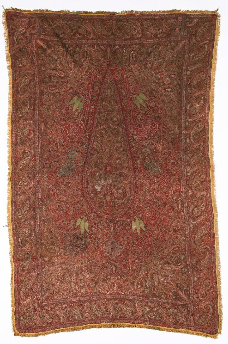 Antique Resht (rashti-duzi) Silk/Wool Embroidery (1 of 5)