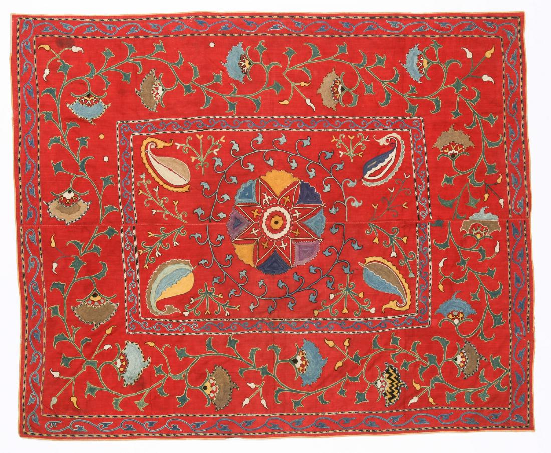 19th C. Central Asian Lakai Suzani (1 of 5)