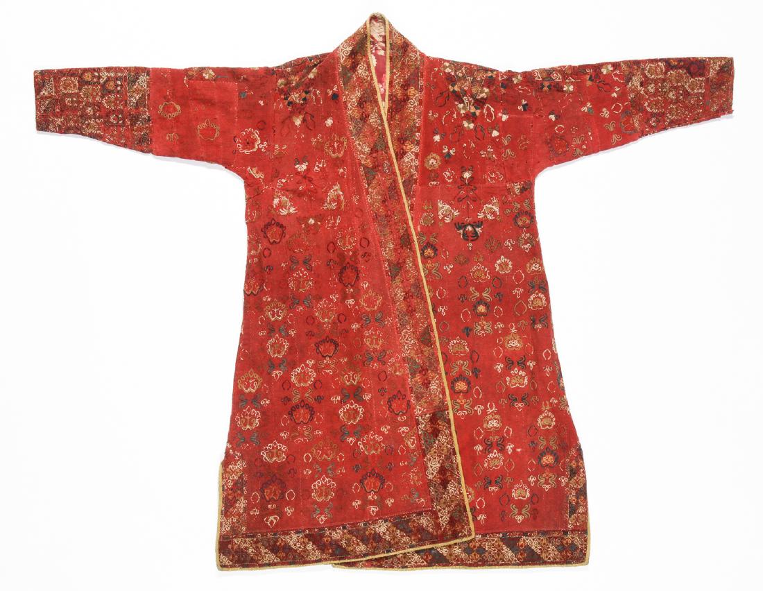Antique Turkmen Silk/Wool Embroidered Coat (1 of 6)